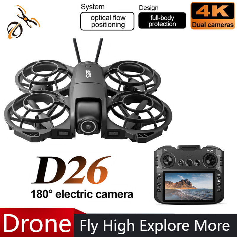 Drone Controller Screen - D26 드론 4K 항공 HD 180