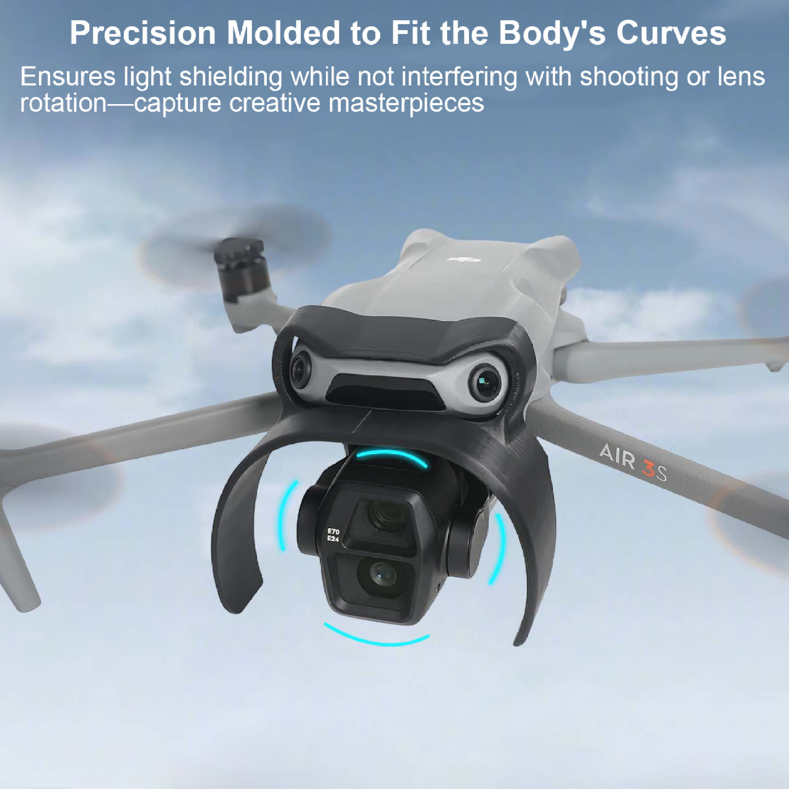 DJI Mavic Air 3S 렌즈 후드 퀵 릴리스 선 - Drone Sun Shade 리뷰 및 가격