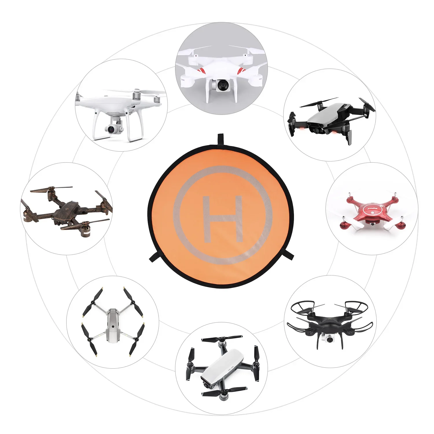 55/75/110cm 드론 범용 접이식 랜딩 패드 RC - Drone Landing Pad 리뷰 및 가격