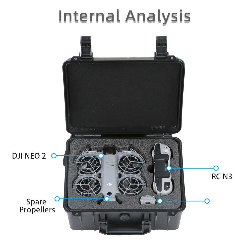 DJI NEO 2용 휴대용 안전 박스 보호 방폭 박스  - Drone Hard Shell Case 리뷰 및 가격